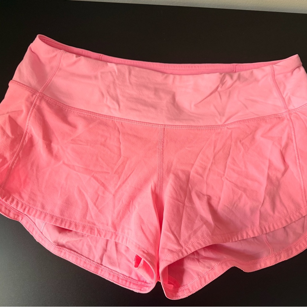 Lululemon Athletica Bright Pink Athletic Shorts